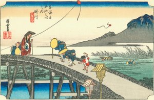 Kakegawa af Hiroshige