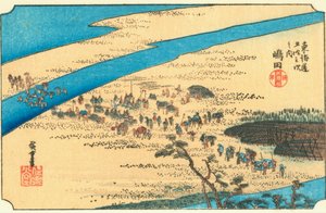 Shimada af Hiroshige