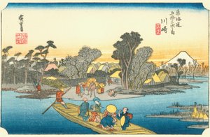 De 53 stationer i Tōkaidō - #3. Kawasaki