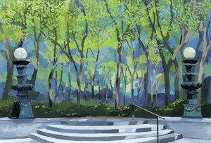 Indgangen til parken, 2016, af Hiroyuki Izutsu