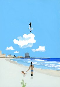 Gymnasiepiger og havet af Hiroyuki Izutsu