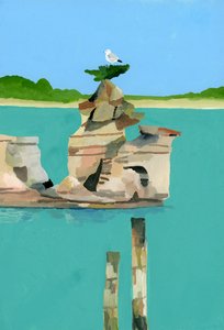 Måge hviler af Hiroyuki Izutsu