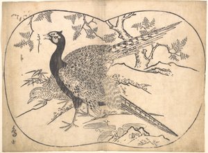 Fasaner af Hishikawa Moronobu