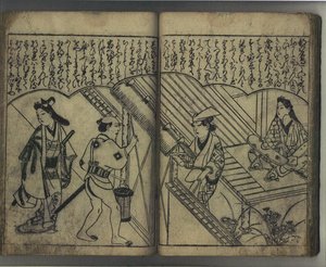 Fornøjelse med Japans skønheder (Wakoku bijin asobi) af Hishikawa Moronobu
