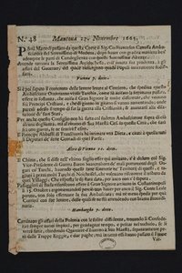 Gazzetta di Mantova - ældste italienske avis, 1665 af Historic Object