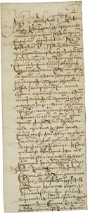 Brev fra Solovetsky-munkene, der nægtede de nye servicebøger 8. juni 1658, 1658