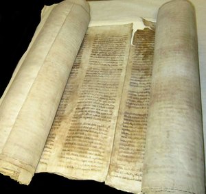 Torah-rulle fra det jødiske samfund i Kaifeng, Kina