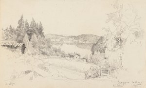 Udsigt over søen fra Sappee