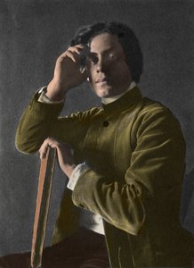 Portræt af Gibran Khalil Gibran - 1833-1931 - foto af F. Holland Day (1864-1933) - af Holland Fred Day
