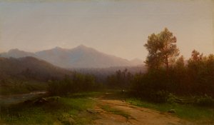 Landskab ved Hudsonfloden af Homer Dodge Martin