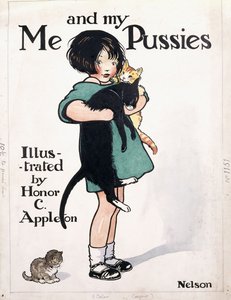 Et forsidedesign til Mig og mine Pussies af Honor Charlotte Appleton