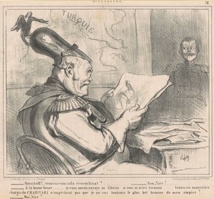 "-Ouriskoff!...finder du det ens?" fra Nyheder af Honoré Daumier