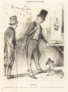 2 timer - Smagen af ​​Azor af Honoré Daumier
