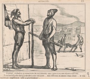 I Napoli: Delegerede fra kommissionen ... af Honoré Daumier