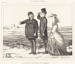 Ved Varenne Saint-Maur af Honoré Daumier