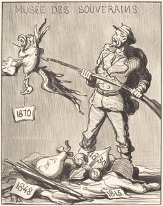Hvem er den næste? af Honoré Daumier