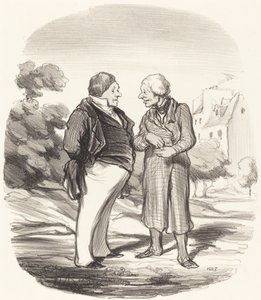 Californiske aktionærer af Honoré Daumier