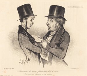 Mine aktionærer... af Honoré Daumier