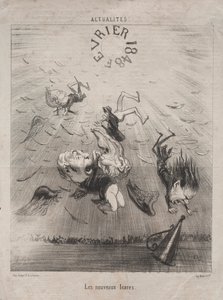 Aktualiteter (nr. 140): Den nye Ikaros af Honoré Daumier