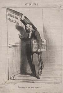 Aktualiteter (nr. 41): Bank på, og den åbner for dig! af Honoré Daumier