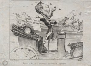 Aktualiteter (nr. 81): Ankomsten til Alsace af den ekstraordinære kommissær, Coco Romieu af Honoré Daumier