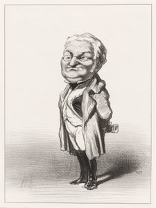 Adolphe Thiers af Honoré Daumier