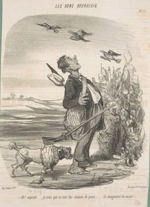 Ah! ...Jeg tror, ​​de er rovfugle... af Honoré Daumier