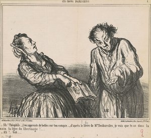 Ah! Théophile ... jeg lærte nogle smukke ting ... af Honoré Daumier