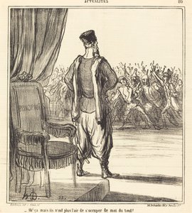Ah! at... de ser ikke ud til at bekymre sig om mig længere af Honoré Daumier