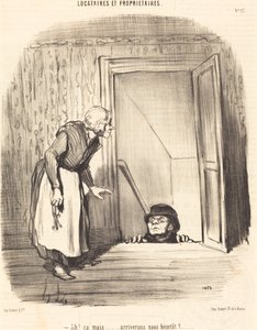 Ah! det men... kommer vi snart? af Honoré Daumier