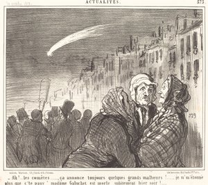 Ah!... kometerne... af Honoré Daumier