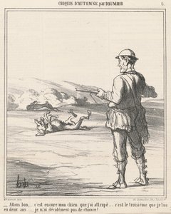 Kom nu, det er min hund igen... af Honoré Daumier