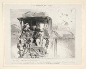 så lad os gå af Honoré Daumier