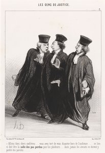 Kom så kære kolleger... af Honoré Daumier