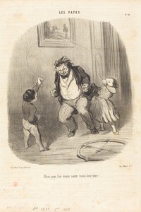 Kom nu, far... mere... toogtredive omgange!... af Honoré Daumier