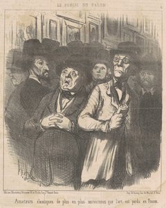 Klassiske amatører ... overbevist ... af Honoré Daumier