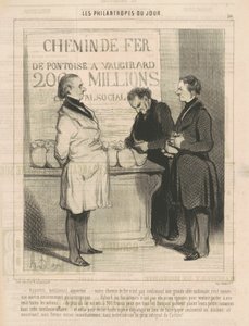 Kom med, mine herrer, kom med... af Honoré Daumier
