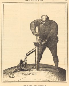 Efter blodpumpen, guldpumpen af Honoré Daumier