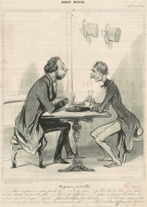 uimodståeligt argument af Honoré Daumier