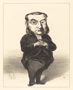 Ath. L. Charles Coquerel af Honoré Daumier