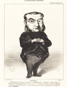 Ath. L. Charles Coquerel af Honoré Daumier