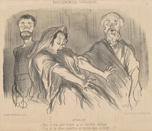Athalia af Honoré Daumier