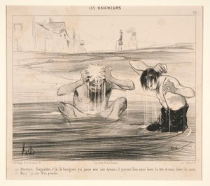 Forsigtig, Gargoyle, v af Honoré Daumier