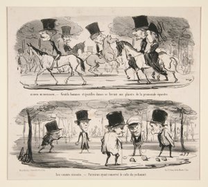 I Bois de Boulogne af Honoré Daumier