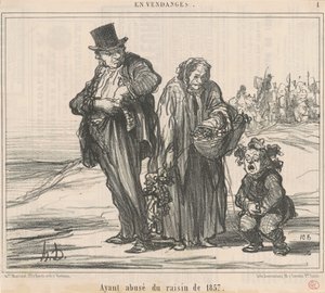 Efter at have misbrugt 1857-druen af Honoré Daumier