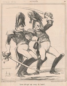 Efter at have fået en solskoldning af Honoré Daumier
