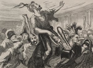 Opera Ball: længe leve flammerne af Honoré Daumier