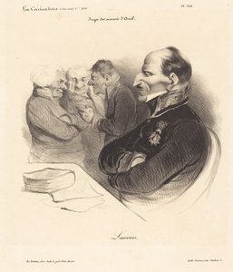 Baron de Lascours af Honoré Daumier
