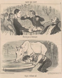 Savler for at kede sig af Honoré Daumier