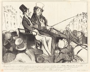 Bertrand, fortæl mig, hvis de skulle få os til at... af Honoré Daumier